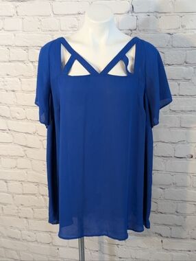 Torrid Royal Blue Blouse
